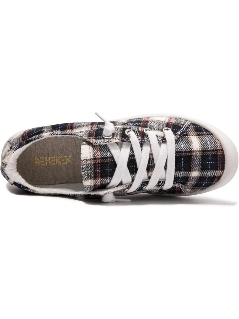 Women's Square Tennis Shoes Classic Canvas Low Top Athletic Running Sneakers